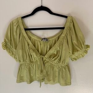 Pitaya Green Synched Top
